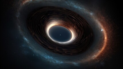 Obraz premium Physics: Space, universe and gravity, blackholes
