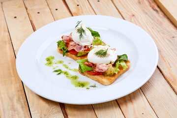 breakfast in the cafe