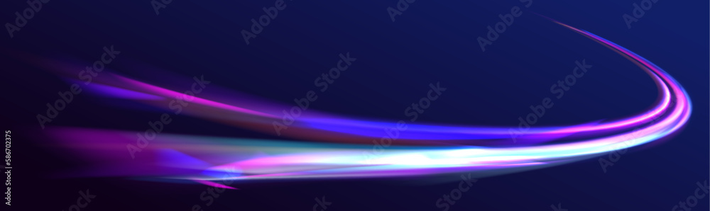 Poster abstract futuristic background with glowing light effect.vector illustration