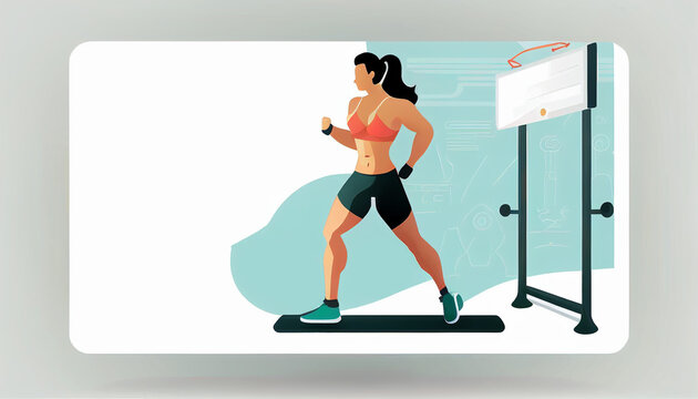 An empty banner with a fitness theme can prompt users to sign up for a gym membership or try a new workout routine - Powered by Adobe