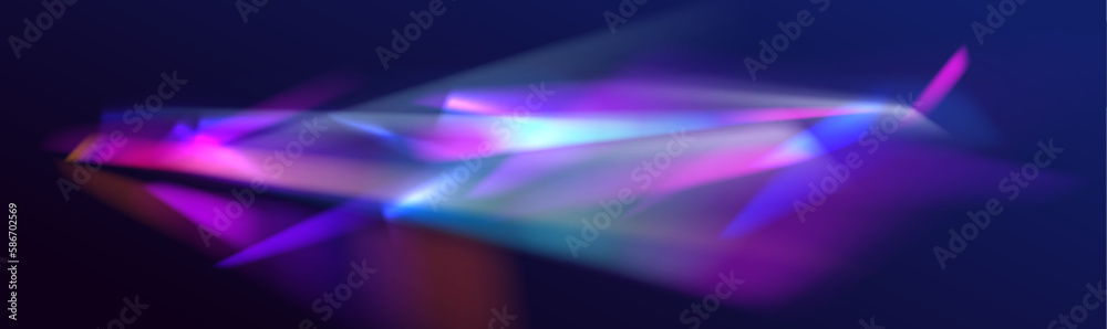 Poster Transparent light refraction pattern for adding effects to backgrounds and objects. Vector illustration.