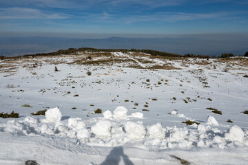 Fototapeta premium Winter landscape of Vitosha Mountain, Bulgaria