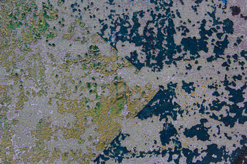 Texture of old paint on concrete wall, color