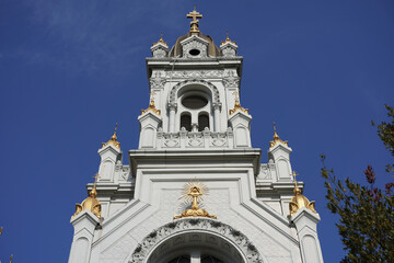 Obraz premium Bulgarian St. Stephen Church in Istanbul, Turkey