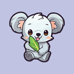 Baby Koala Design, Charming Marsupial Illustration