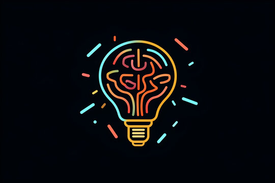 brain light bulb idea