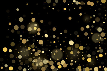 Gold glitter confetti, great design for any purpose. Party decor.