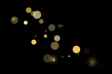 Gold glitter confetti, great design for any purpose. Party decor.