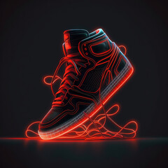 Fototapeta na wymiar New Sneakers Design 