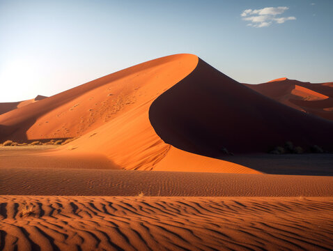 Dunes of Sossusvlei in Namibia, Namib Dessert