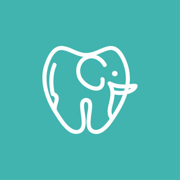 illustration of an elephant tooth
