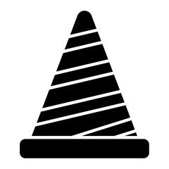 Cone Glyph Icon
