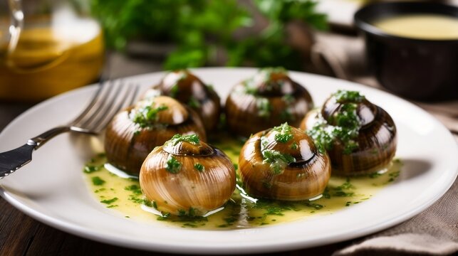 cooked snails