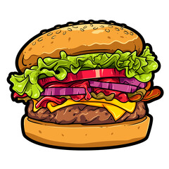 burger illustration