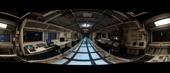 Obraz premium 360 degree VR interior