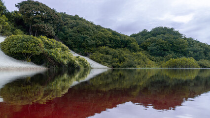 vista do Lago negro no Brasil