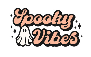 Spooky vibes t shirt design