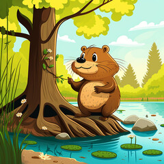 animals in the water