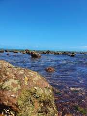 paisagem areia mar