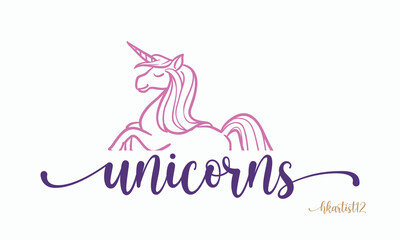 unicorn SVG.