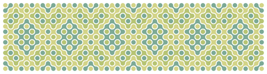 Multicolor truchet tiling connections illustration