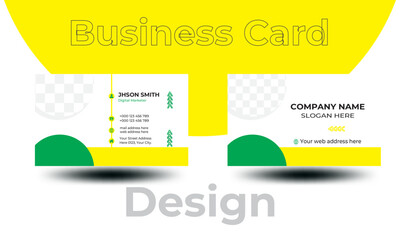 Business card design template, Clean professional business card template, visiting card, business card template.
