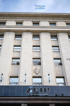 Buenos Aires, Argentina: Headquarters of the Argentine Federal Administration of Public Revenues, AFIP.