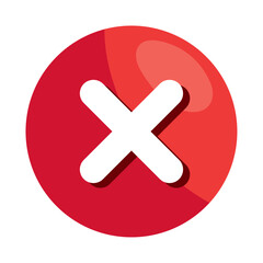 Obraz premium error alert button symbol