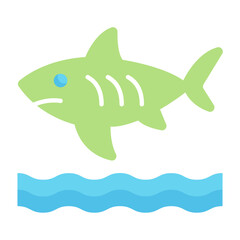 Shark Flat Icon