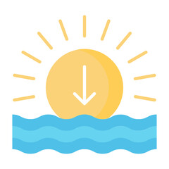 Sun Flat Icon