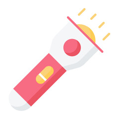 Flashlight Flat Icon