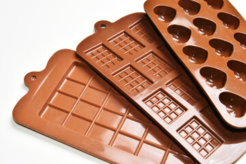 Silicone mold for making homemade chocolate sweets