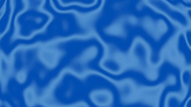 Looping abstract animation with blue patterns - 2D render