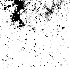 Rustic grunge vector texture with grain and stains. Abstract noise background. Weathered surface. Dirty and damaged. Detailed rough backdrop. Vector graphic illustration with transparent white. EPS10.