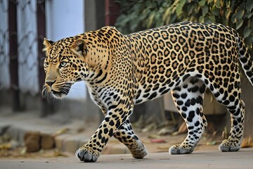 Indian Leopard sighting in residential areas, Generation AI