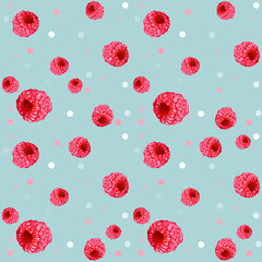 seamless pattern with red poppies