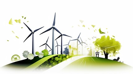 Green City: Empowering Sustainable Development through Renewable Energy and Green Business