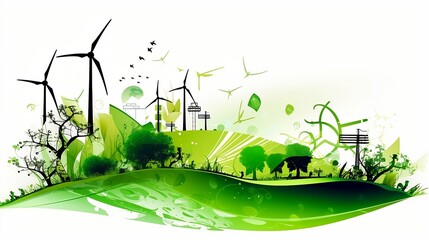 Green City: Empowering Sustainable Development through Renewable Energy and Green Business