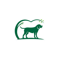Dog logo Design Vector Template. Dog icon logo vector