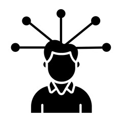 Multitasking Glyph Icon