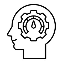 Personal Efficiency Outline Icon