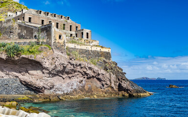 Fototapeta na wymiar Madeira-Machico-Fort of São João Baptista