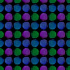 Watercolor paint circle seamless polka dots pattern for wrapping paper and kids clothes print and fabrics