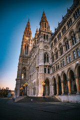 Fototapeta na wymiar Vienna City Hall Austria