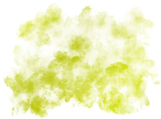 Obraz na płótnie Canvas Green Gradient Smoke Abstract Shape
