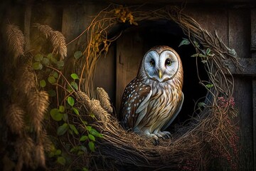 House of the Creatures: An Owl on the Roost Generative AI