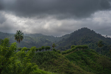 Vue des montagnes en Colombie