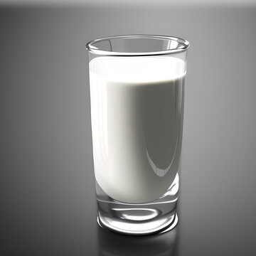 Glass of milk 
