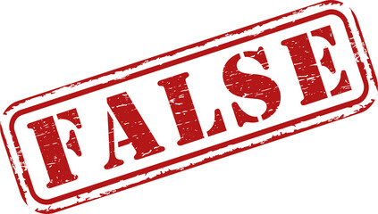 False grunge rubber stamp