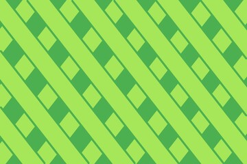 Background or wallpaper illustration design with a cross-stripe pattern and a mix of dark green and light green colors